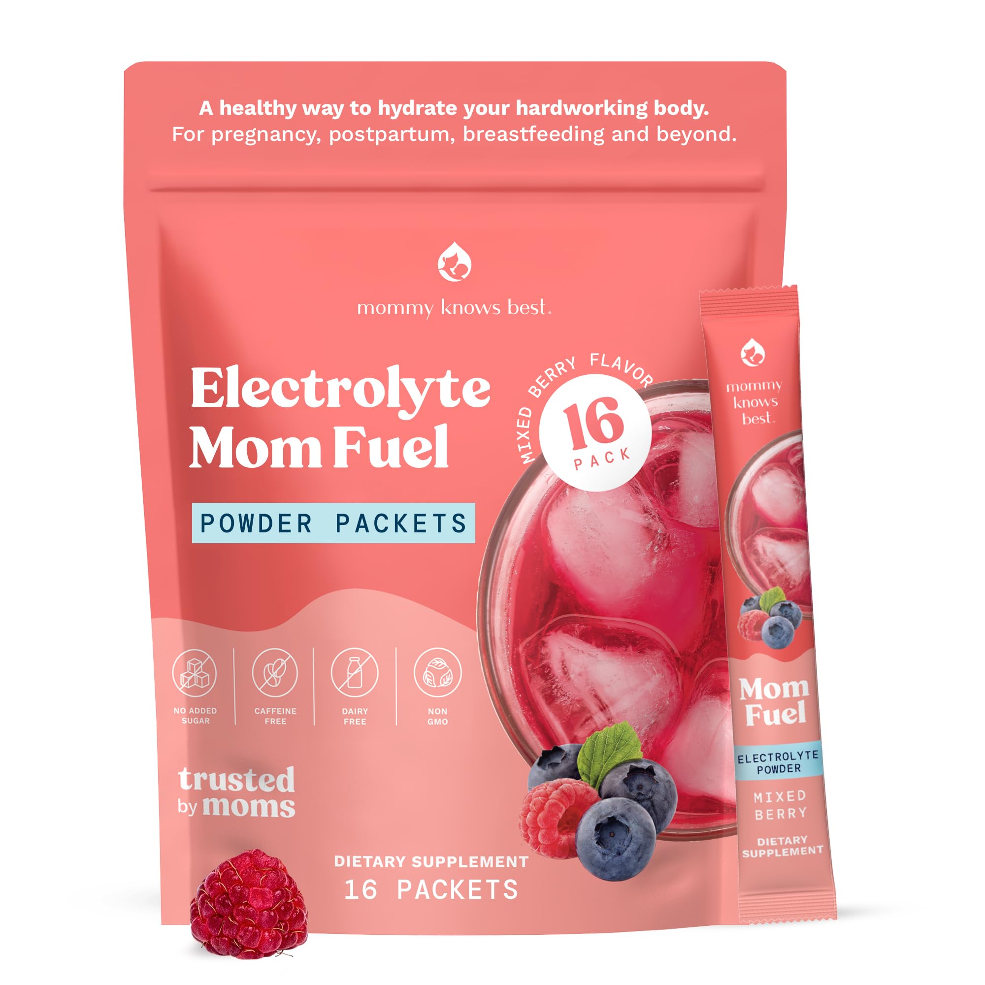 Foto 2 pulgar | Mezcla De Bebidas Electrolíticas Mommy Knows Best Mom Fuel For Moms - Venta Internacional.