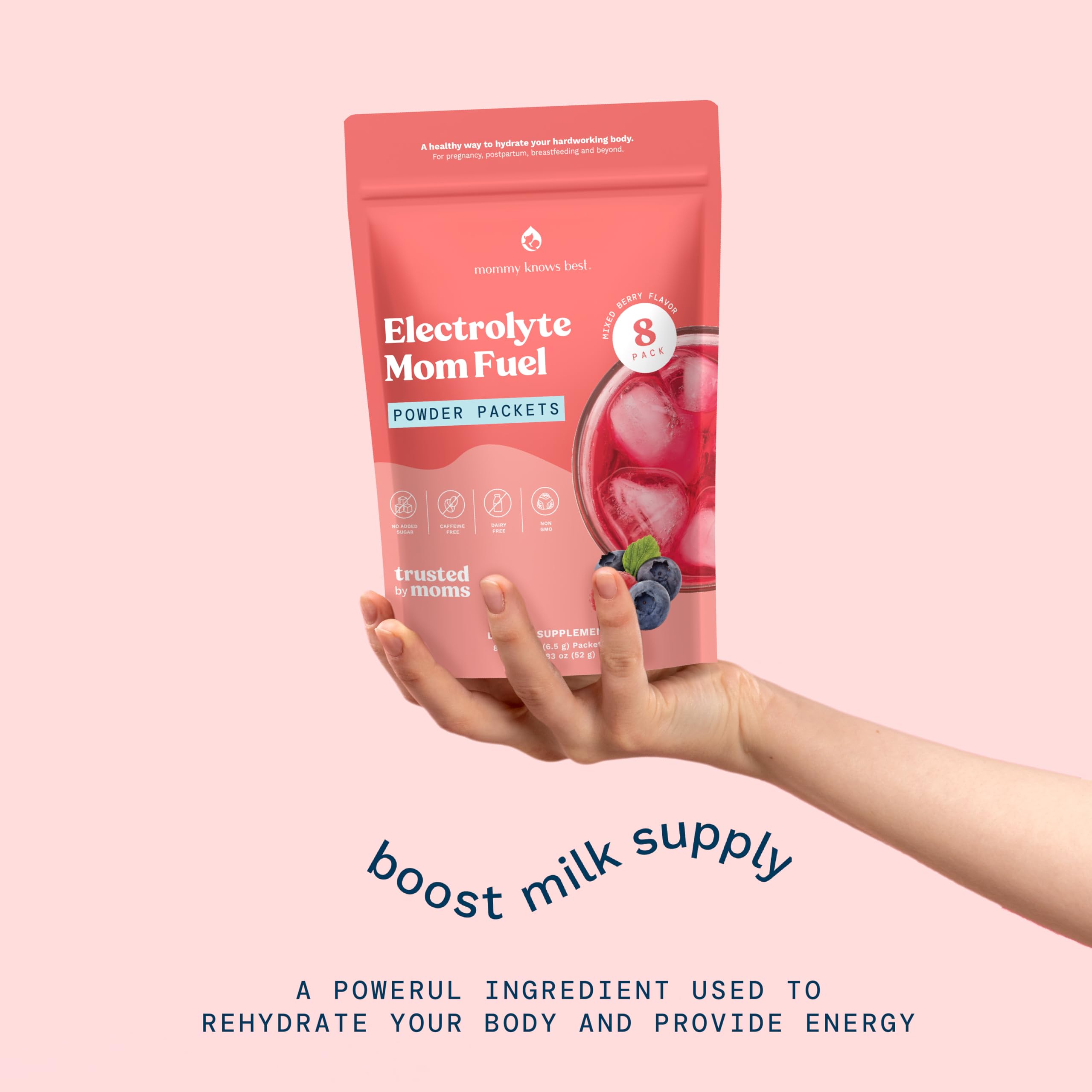 Foto 5 | Mezcla De Bebidas Electrolíticas Mommy Knows Best Mom Fuel For Moms - Venta Internacional.