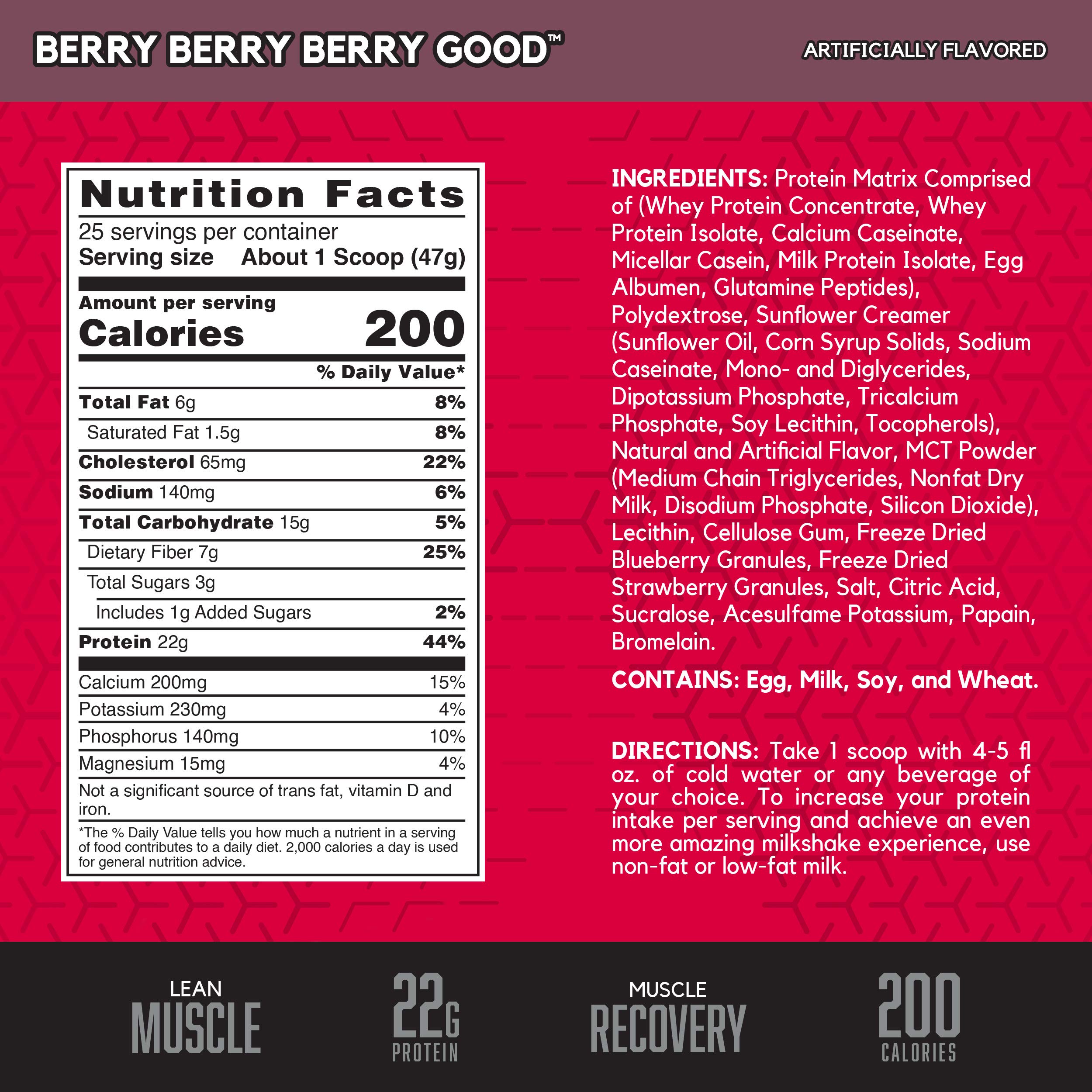 Foto 3 | Proteína En Polvo Bsn Syntha-6 Berry Berry Good 25 Porciones - Venta Internacional.