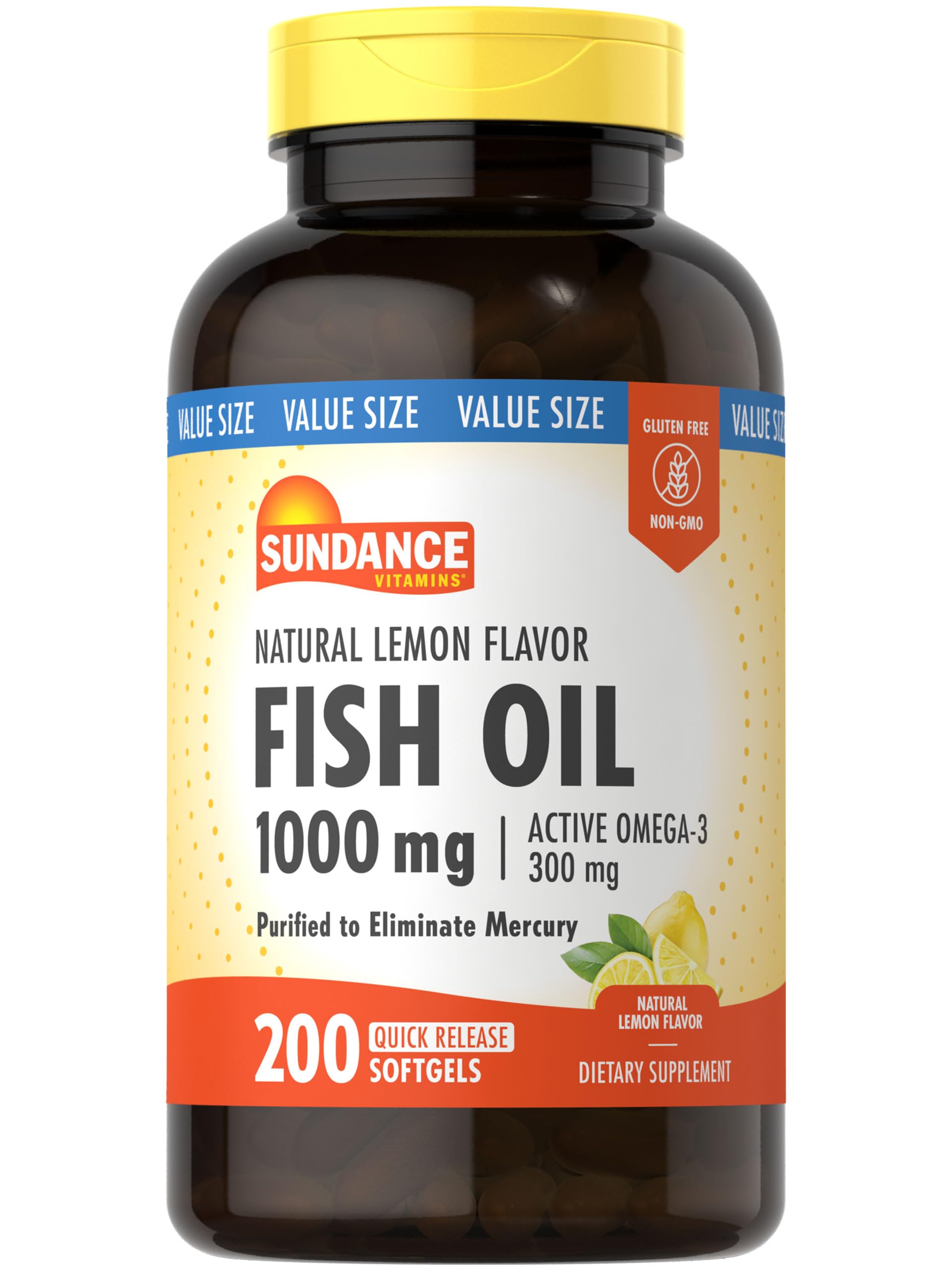 Foto 2 pulgar | Suplemento En Cápsulas Blandas De Aceite De Pescado De Sundance, 1000 Mg De Omega-3, 200 Unidades - Venta Internacional