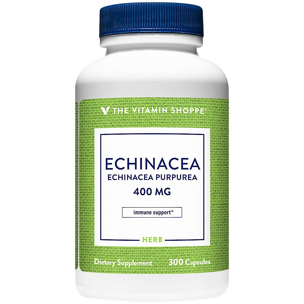 Foto 3 pulgar | Suplemento The Vitamin Shoppe Echinacea 400 Mg 300 Cápsulas - Venta Internacional.