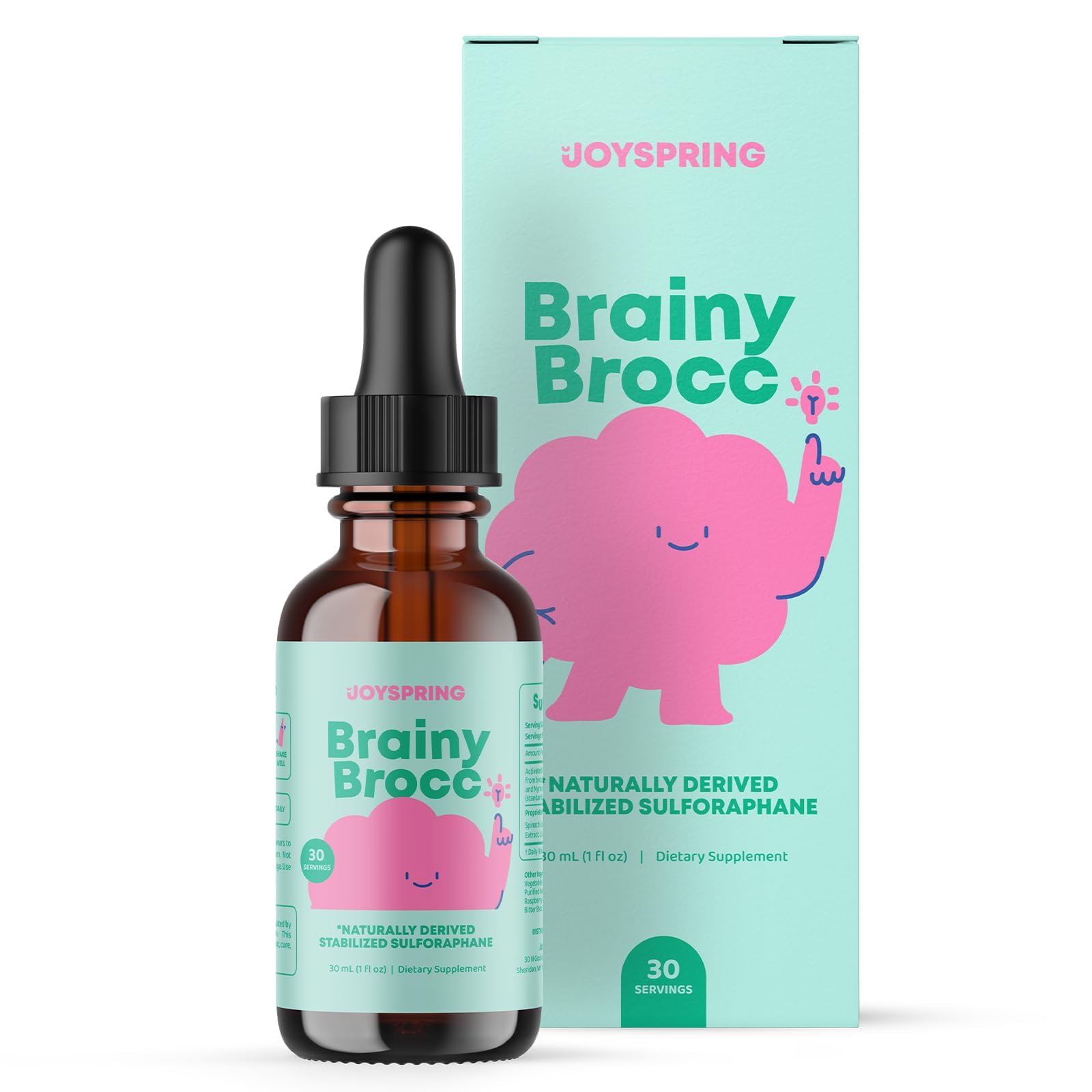 Foto 1 | Suplemento Joyspring Brainybrocc Sulforafano Y Bacopa Kids - Venta Internacional.