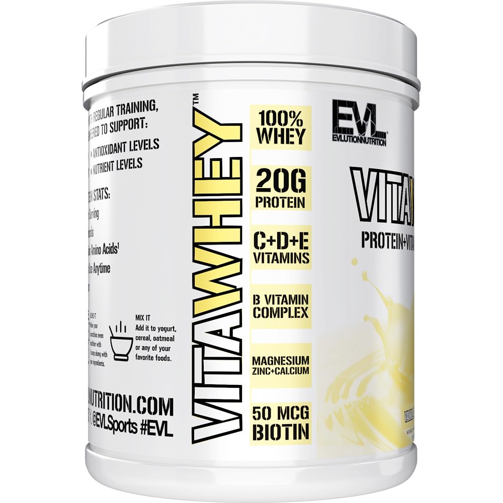 Foto 7 pulgar | Proteína En Polvo Evlution Nutrition Vitawhey 20 G Vainilla - Venta Internacional.