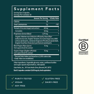 Foto 3 | Suplemento Gaia Herbs Turmeric Supreme Discomfort P.m. - Venta Internacional.