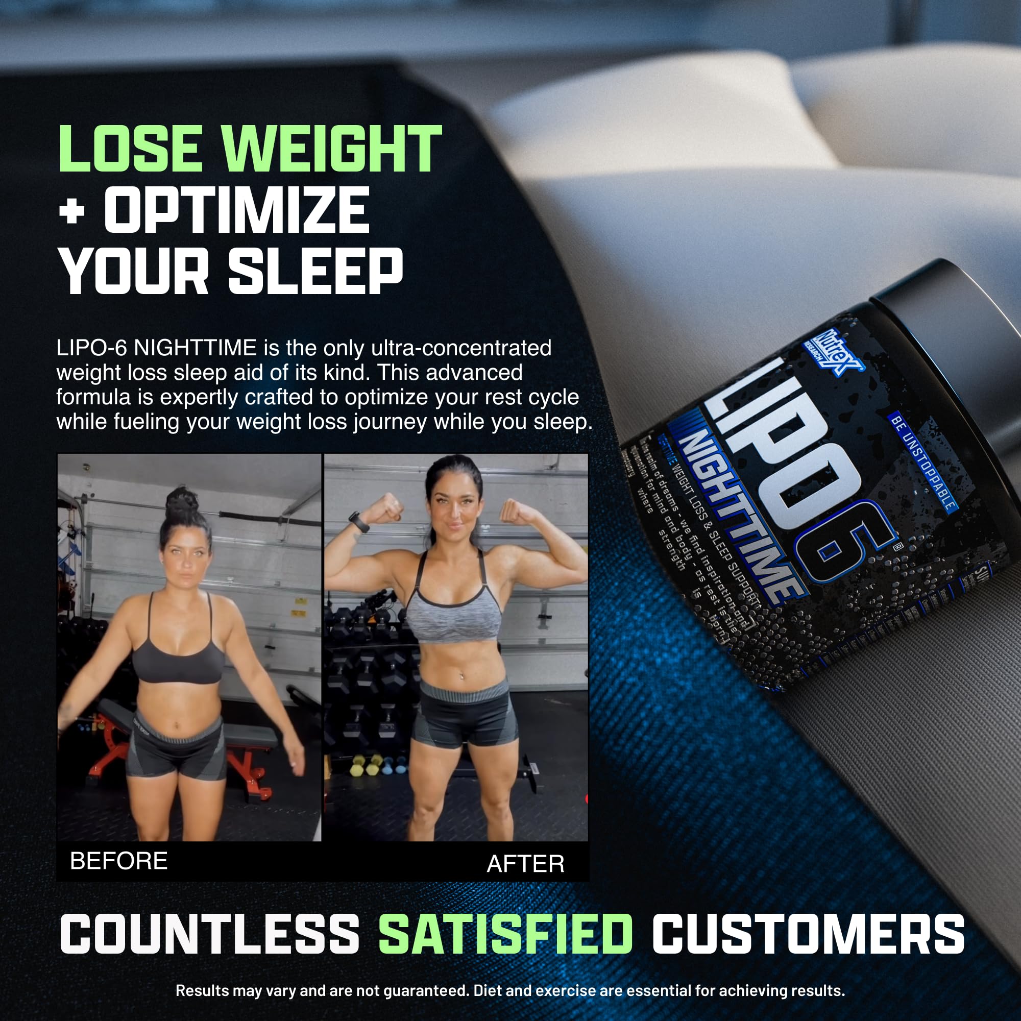 Foto 4 | Suplemento Nutrex Lipo 6, Quemador De Grasa Nocturno, 30 Porciones - Venta Internacional.