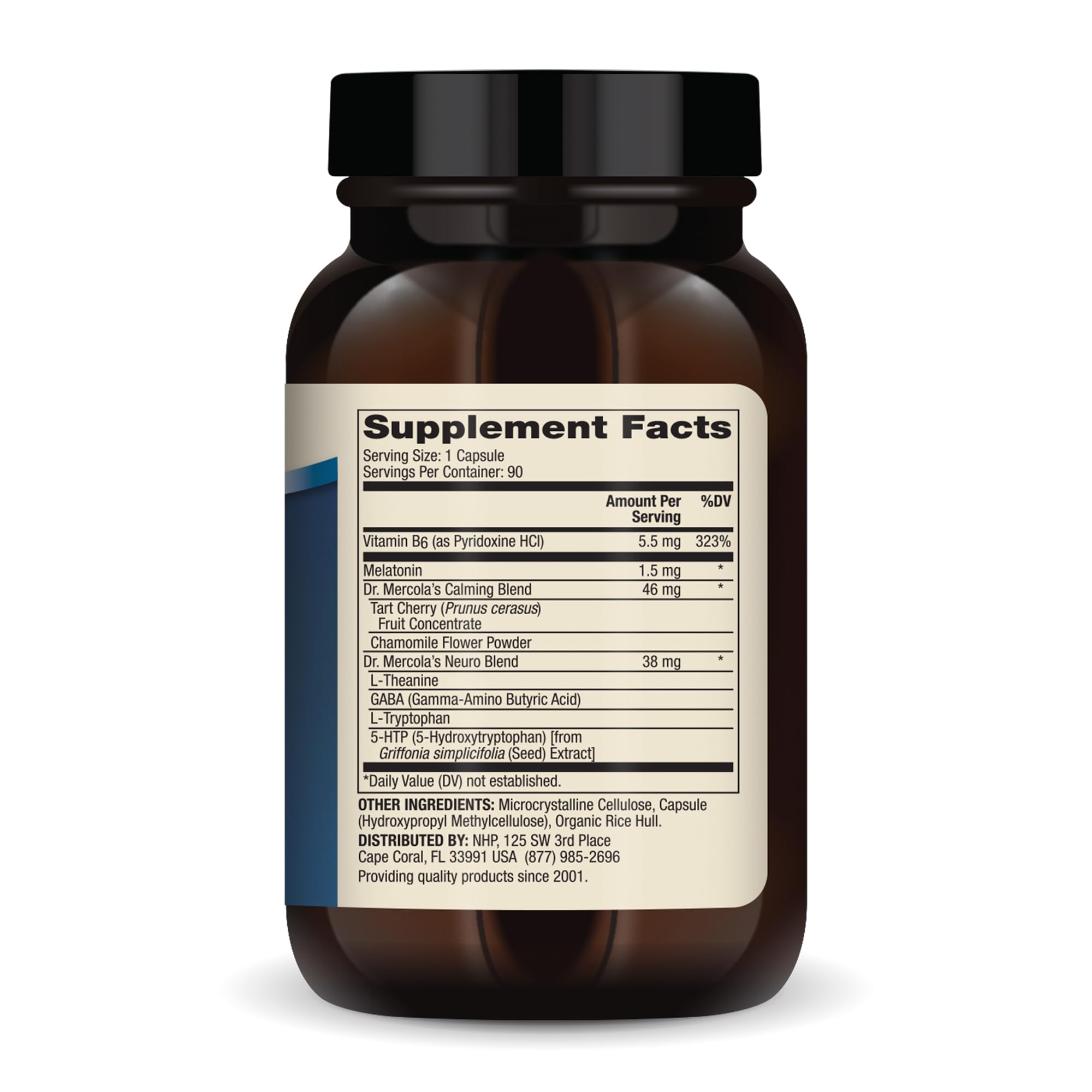 Foto 3 pulgar | Suplemento Dr. Mercola Sleep Support 1,5 Mg De Melatonina 90 Cápsulas - Venta Internacional.