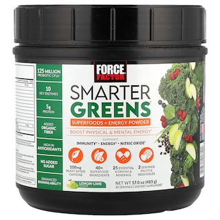 Foto 1 | Suplemento Force Factor Smarter Greens Superfoods + Energy - Venta Internacional.