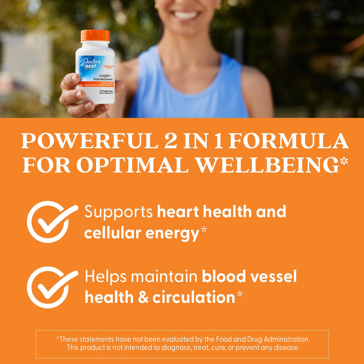 Foto 3 | Suplemento Doctor's Best Coq10 100 Mg + Natokinase 2000 Fu - Venta Internacional.
