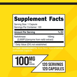 Foto 2 | Suplemento Primaforce Nattokinase 100 Mg 2000 Fu 120 Cápsulas - Venta Internacional.