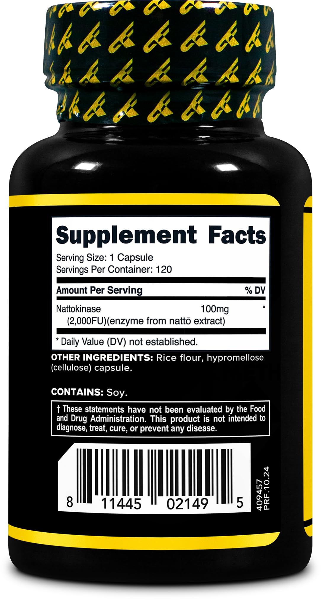 Foto 5 pulgar | Suplemento Primaforce Nattokinase 100 Mg 2000 Fu 120 Cápsulas - Venta Internacional.