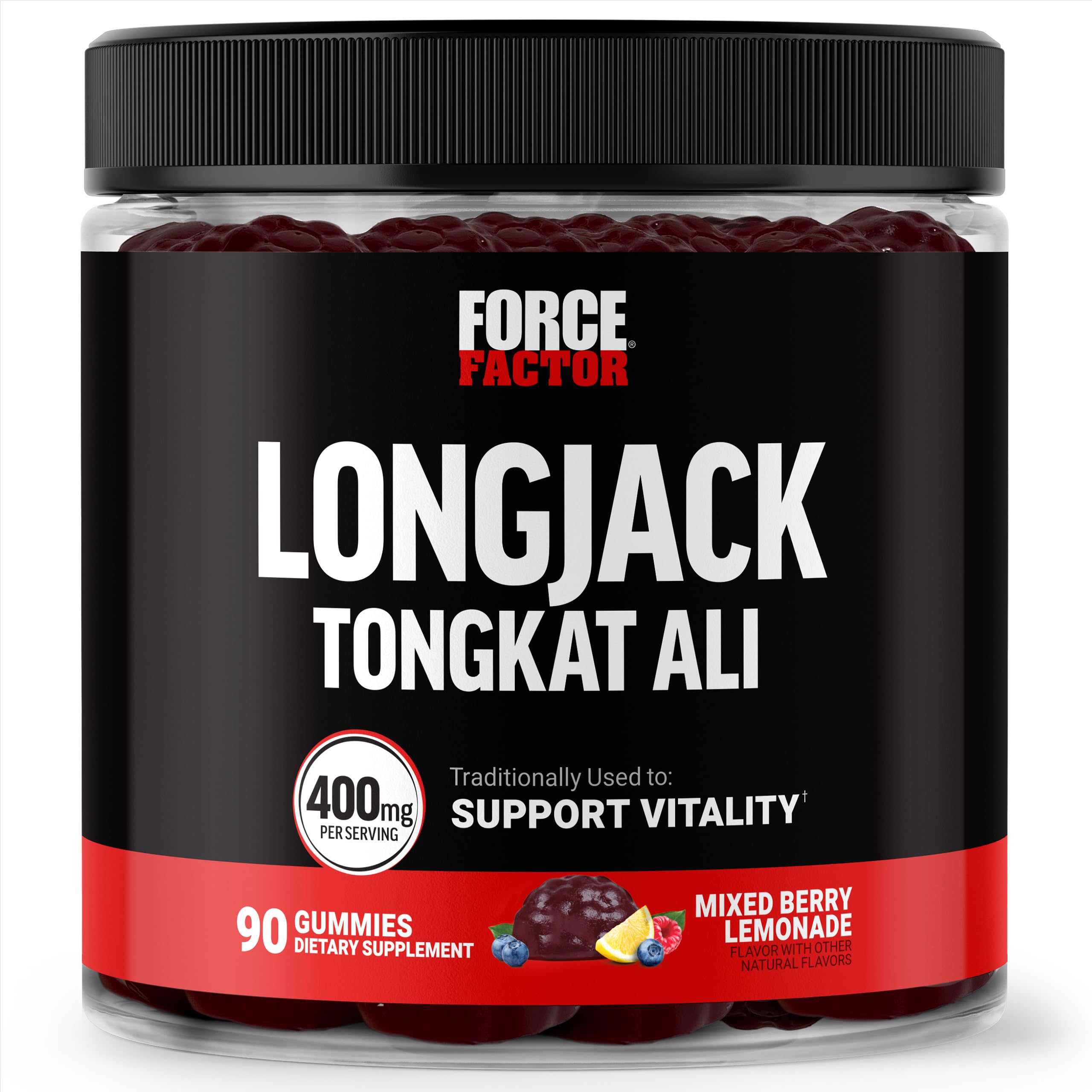Foto 2 pulgar | Suplemento De Gomitas Force Factor Longjack Tongkat Ali, 90 Unidades - Venta Internacional.