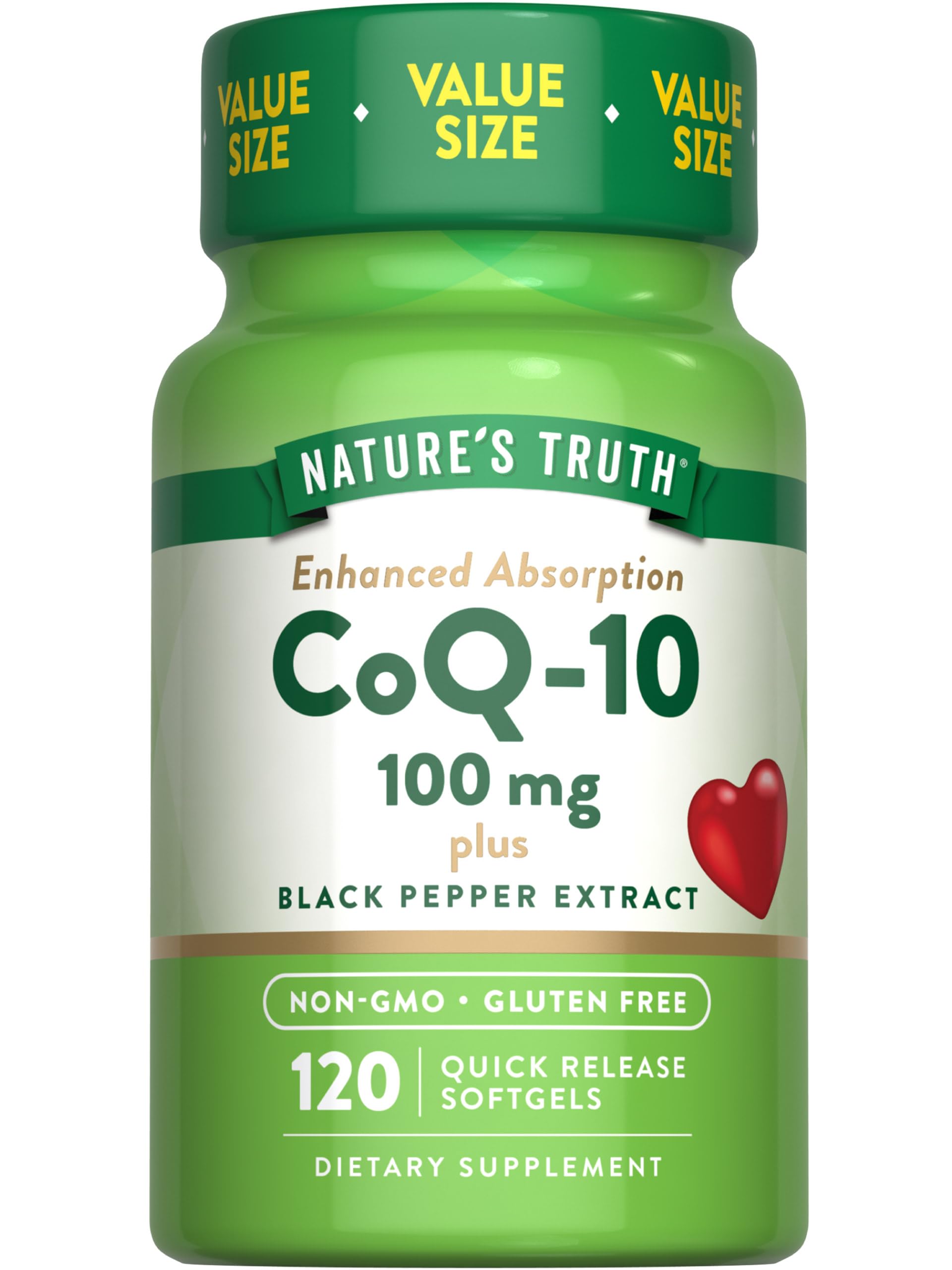Foto 2 pulgar | Suplemento Nature's Truth Coq10 100 Mg 120 Cápsulas Blandas - Venta Internacional.