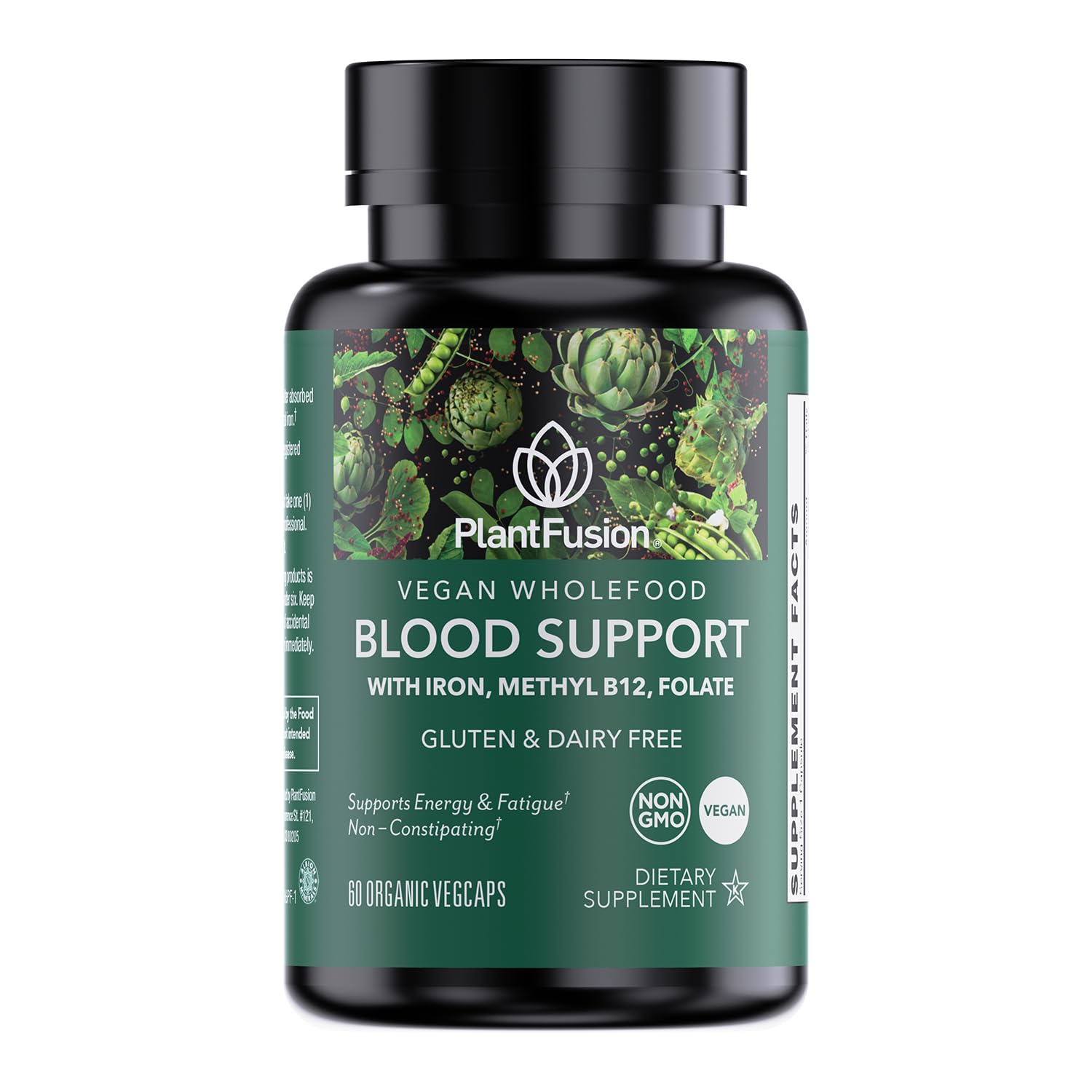 Foto 1 | Suplemento Plantfusion Vegan Iron Con Vitamina C 60 Cápsulas - Venta Internacional.
