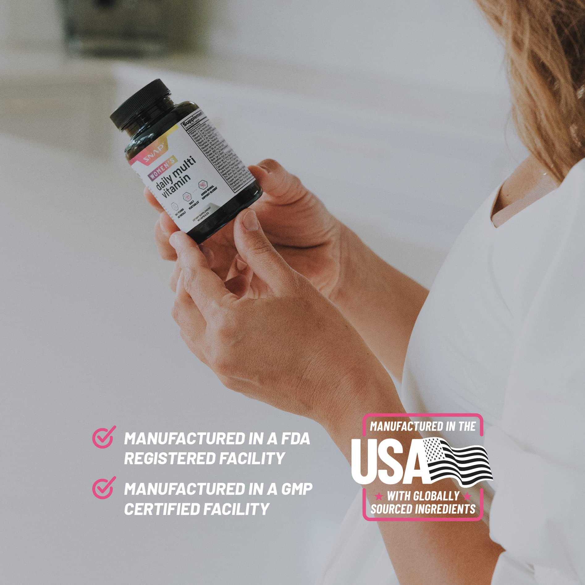 Foto 6 pulgar | Suplementos Snap Supplements, Multivitamínicos Diarios Para Mujeres - Venta Internacional.