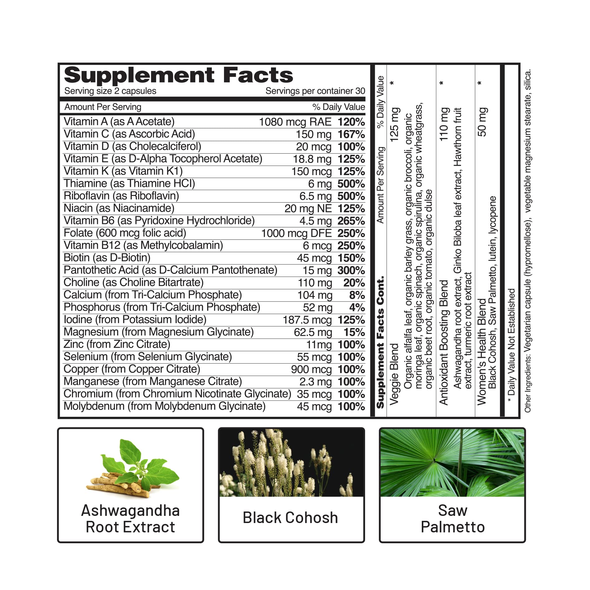 Foto 7 pulgar | Suplementos Snap Supplements, Multivitamínicos Diarios Para Mujeres - Venta Internacional.