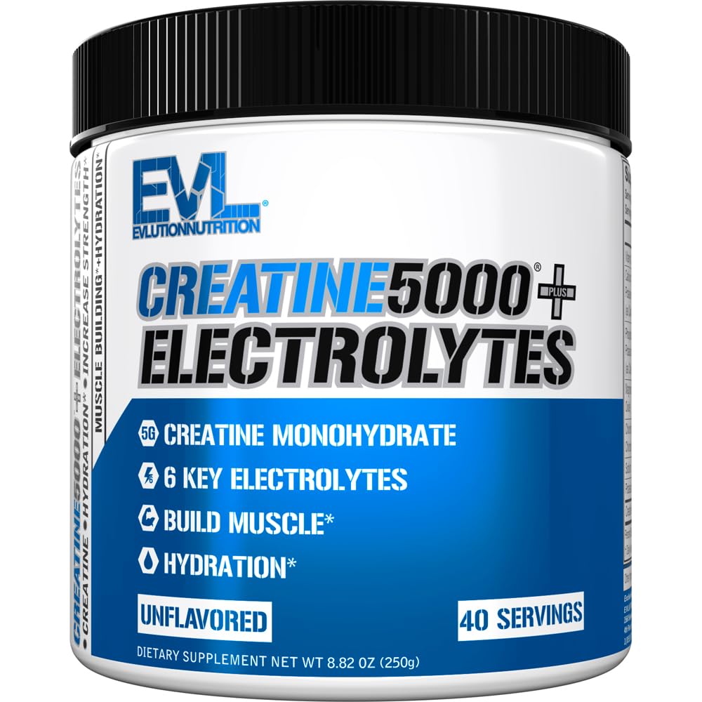 Foto 1 | Suplemento De Creatina De Más De 5000 Electrolitos De Evlution Nutrition - Venta Internacional.