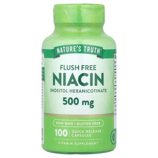 Foto 1 | Suplemento De Niacina Nature's Truth Flush Free 500 Mg 100 Cápsulas - Venta Internacional.