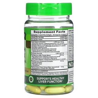 Foto 2 | Suplemento Nature's Truth Gold Series Liver Health 60 Cápsulas Blandas - Venta Internacional.