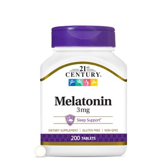 Foto 1 | Suplemento De Melatonina Del Siglo Xxi En Tabletas De 3 Mg, 200 Unidades - Venta Internacional.