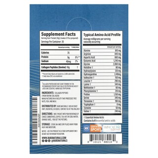 Foto 2 | Péptidos De Colágeno Bubs Naturals Sin Sabor, 20 Paquetes De 10 G - Venta Internacional.