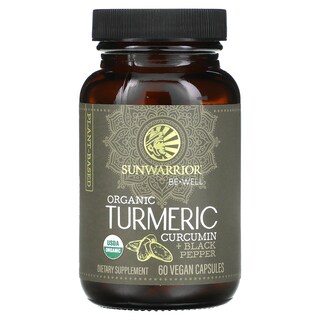Foto 1 | Suplemento Sunwarrior, Cúrcuma Orgánica Y Curcumina, 60 Cápsulas Veganas - Venta Internacional.