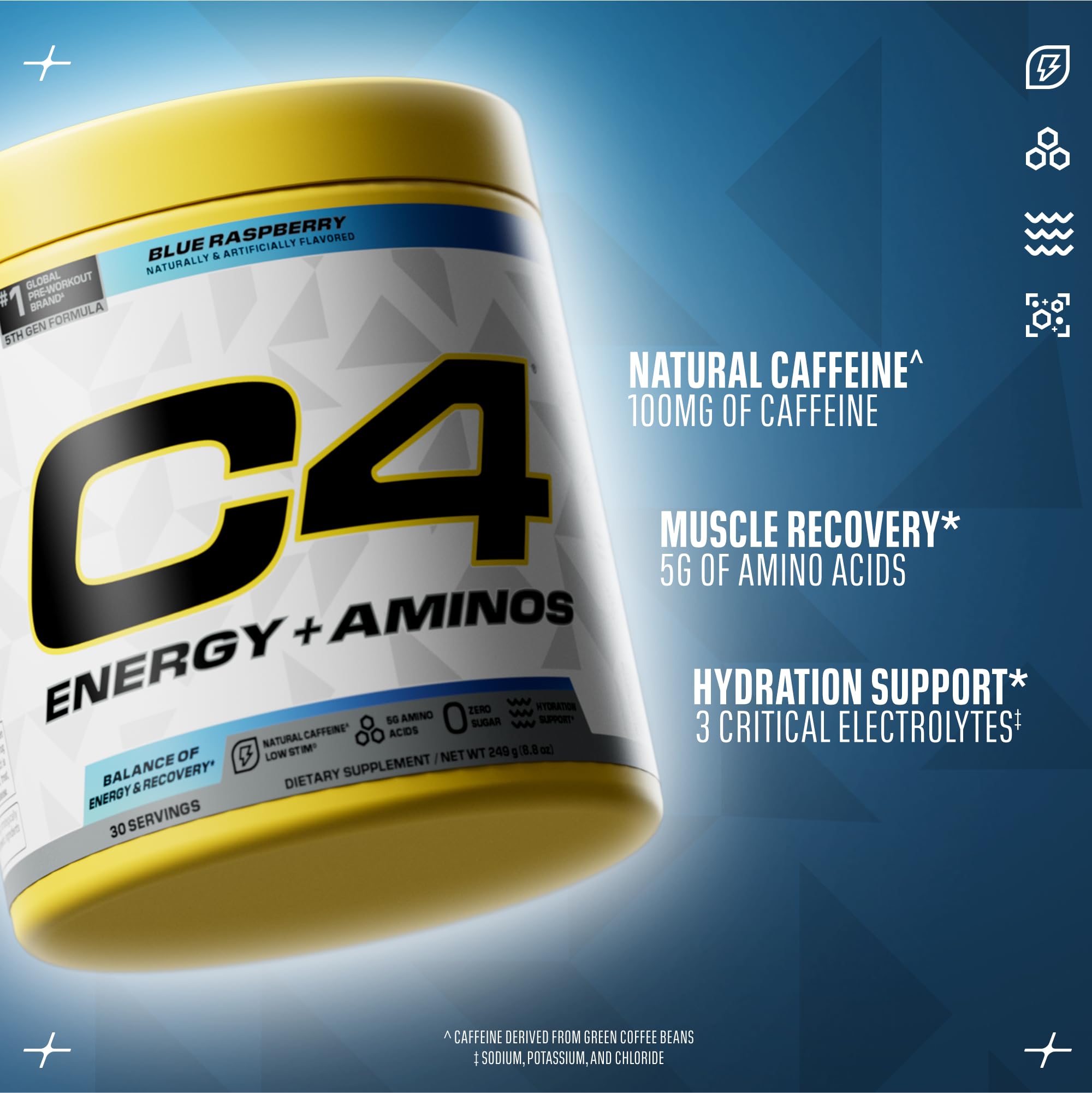 Foto 4 pulgar | Energy Aminos En Polvo Cellucor C4, 5 G De Bcaa Y Eaa, 30 Porciones - Venta Internacional.