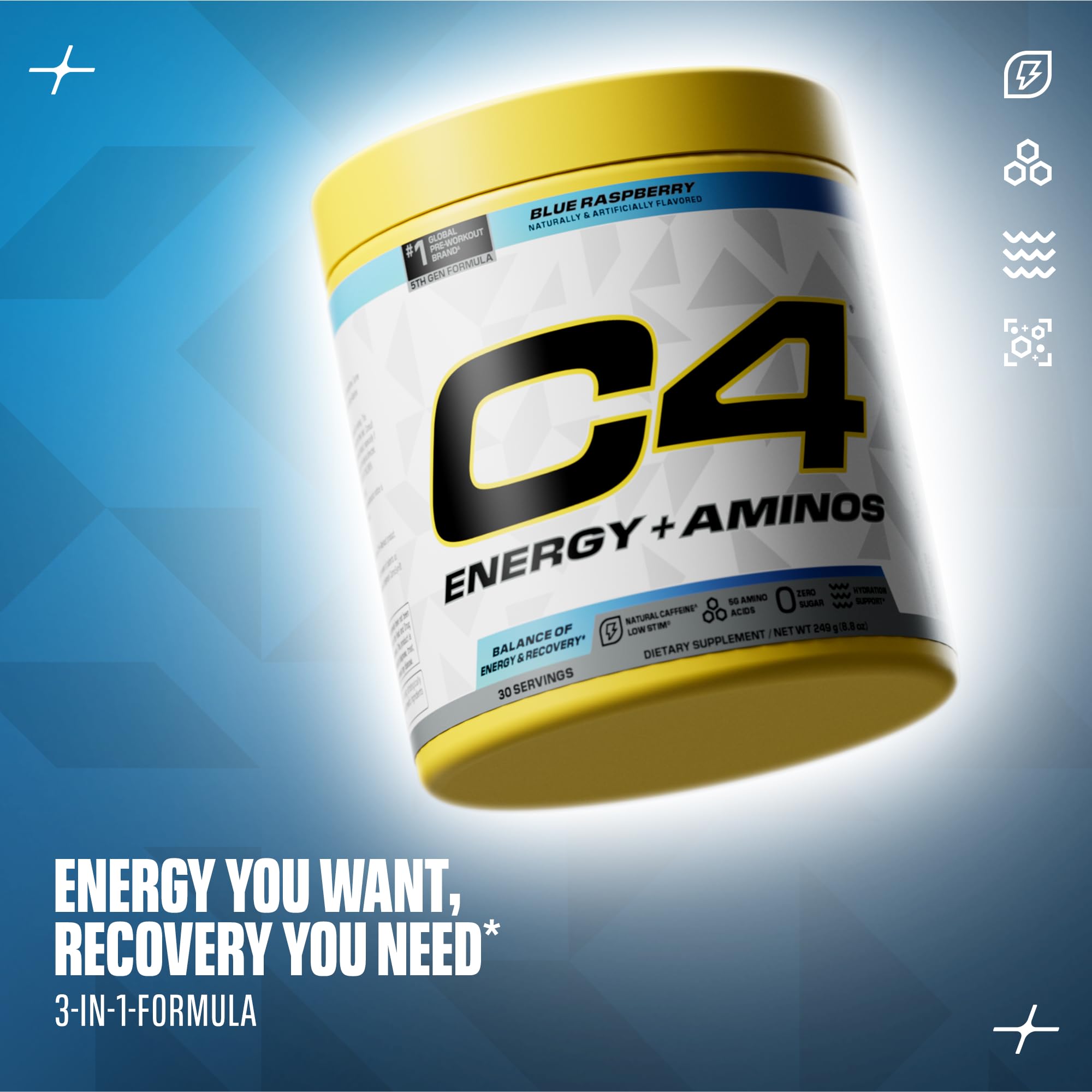 Foto 8 pulgar | Energy Aminos En Polvo Cellucor C4, 5 G De Bcaa Y Eaa, 30 Porciones - Venta Internacional.
