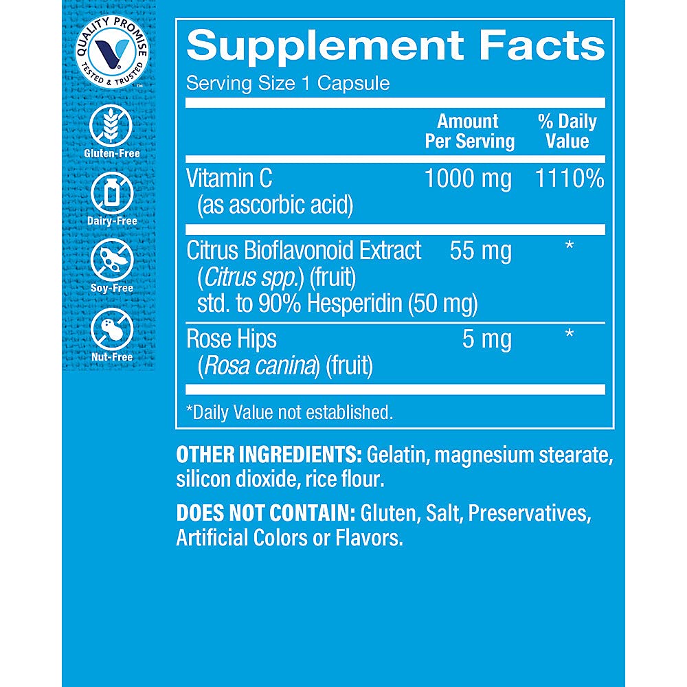 Foto 4 pulgar | Complementa El Complejo Vitamin Shoppe C-1000 De 1000 Mg (300 Cápsulas) - Venta Internacional.