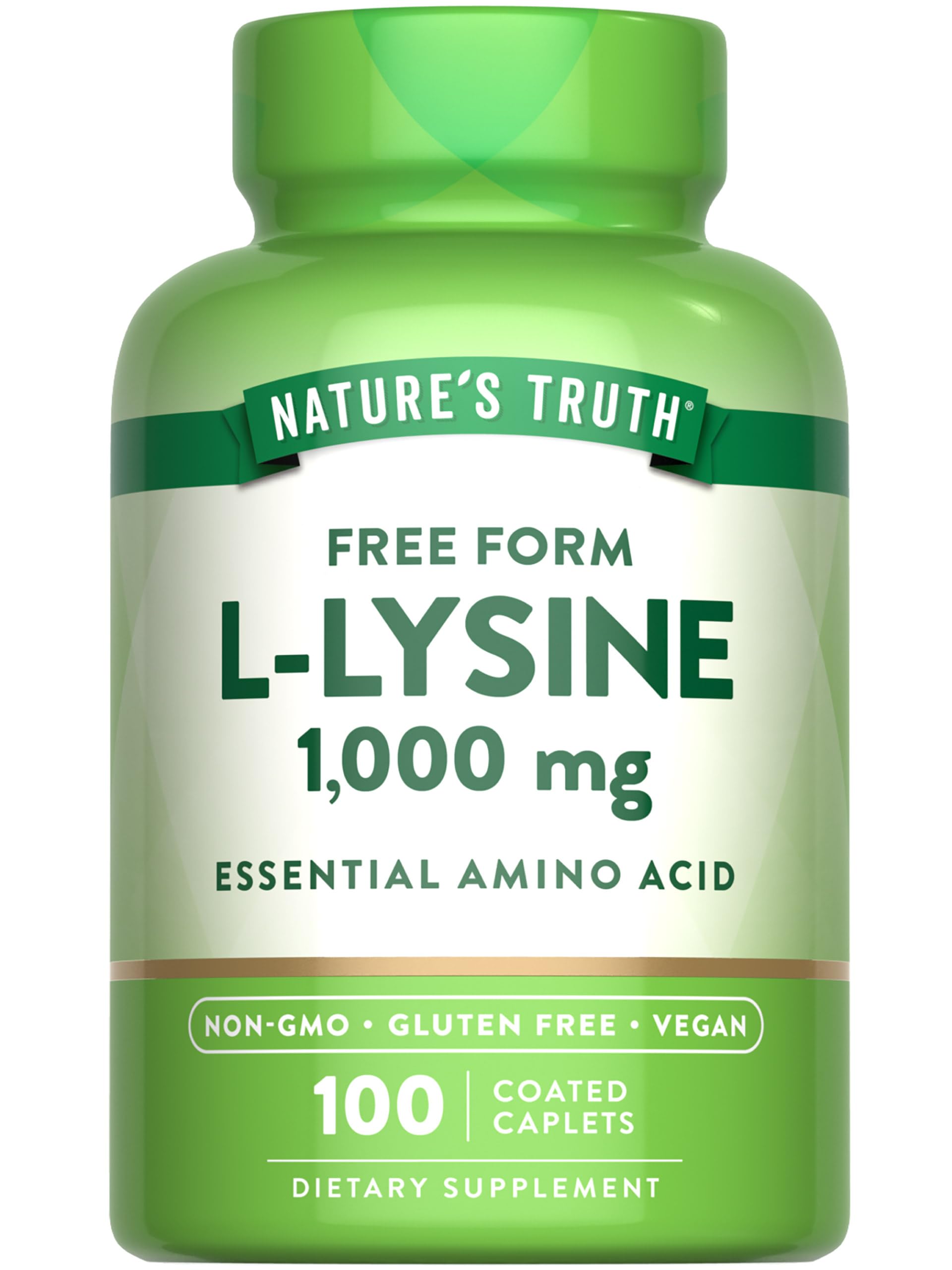 Foto 2 pulgar | Suplemento Nature's Truth L Lisina 1000 Mg 100 Comprimidos - Venta Internacional.