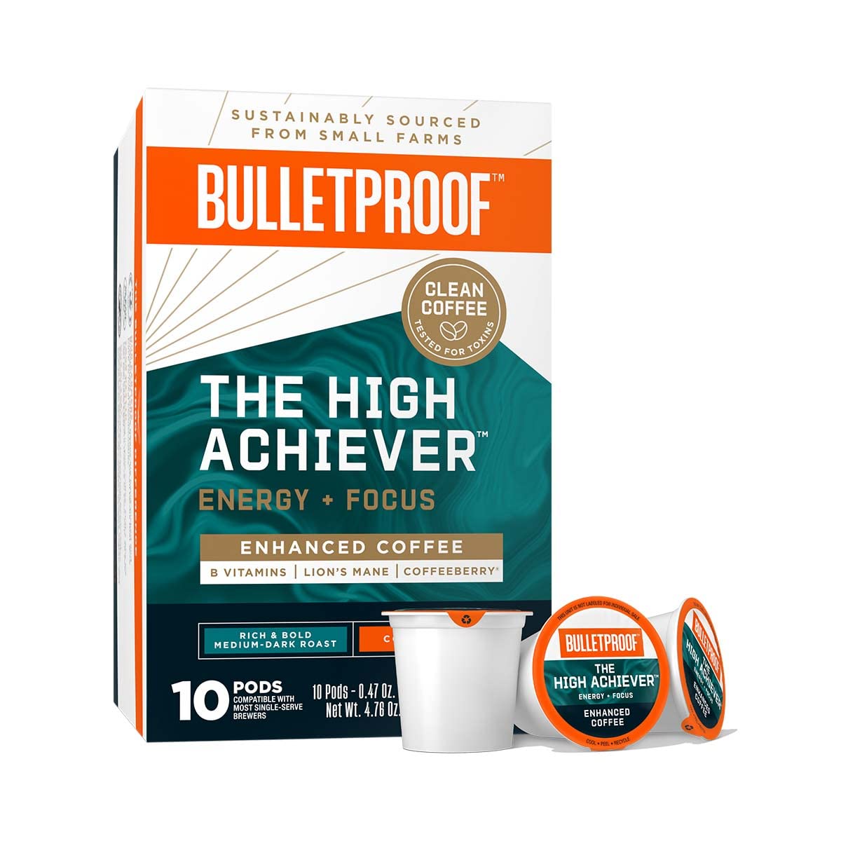 Foto 1 | Cápsulas De Café Bulletproof The High Achiever 10 Cápsulas - Venta Internacional.