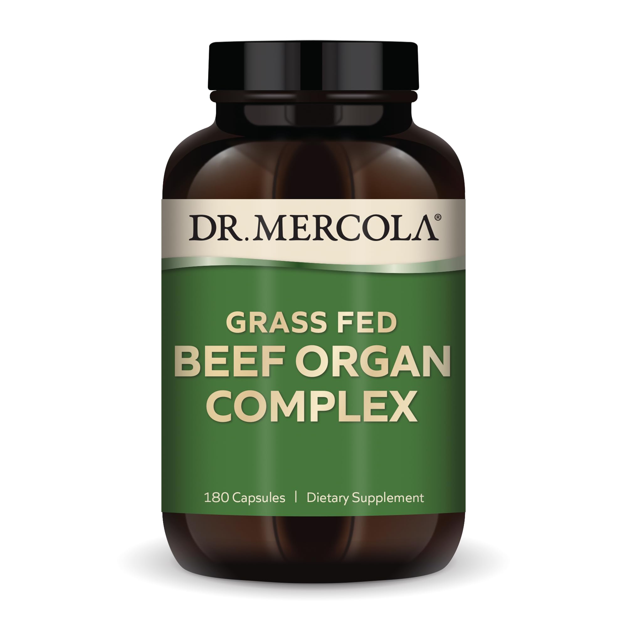 Foto 2 pulgar | Suplemento Dr. Mercola, Complejo De Órganos De Carne De Res Alimentada Con Pasto, 180 Cápsulas - Venta Internacional.