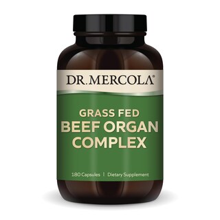 Foto 1 | Suplemento Dr. Mercola, Complejo De Órganos De Carne De Res Alimentada Con Pasto, 180 Cápsulas - Venta Internacional.