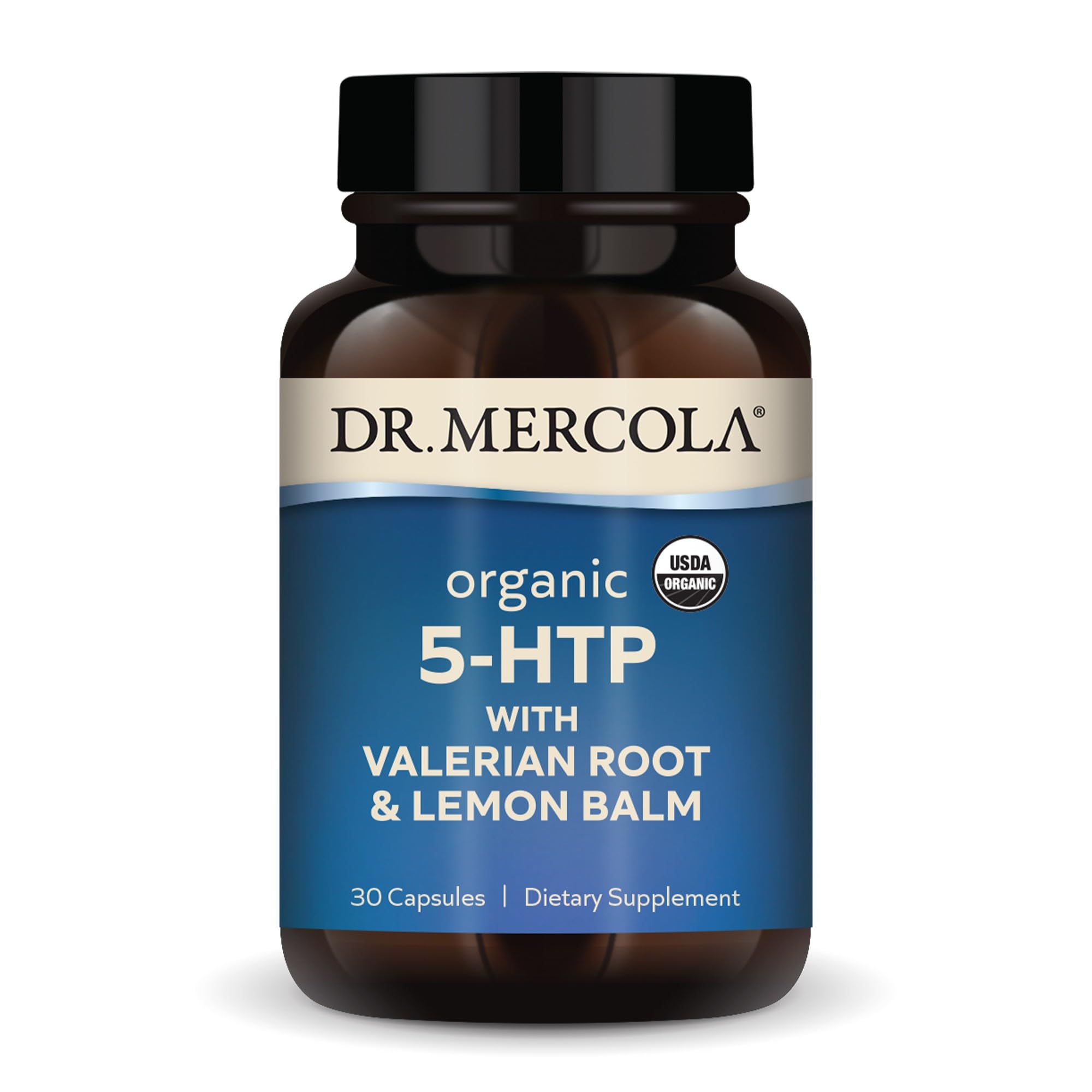 Foto 2 pulgar | Suplemento Dr. Mercola Organic 5-htp Con Raíz De Valeriana 30 Cápsulas - Venta Internacional.