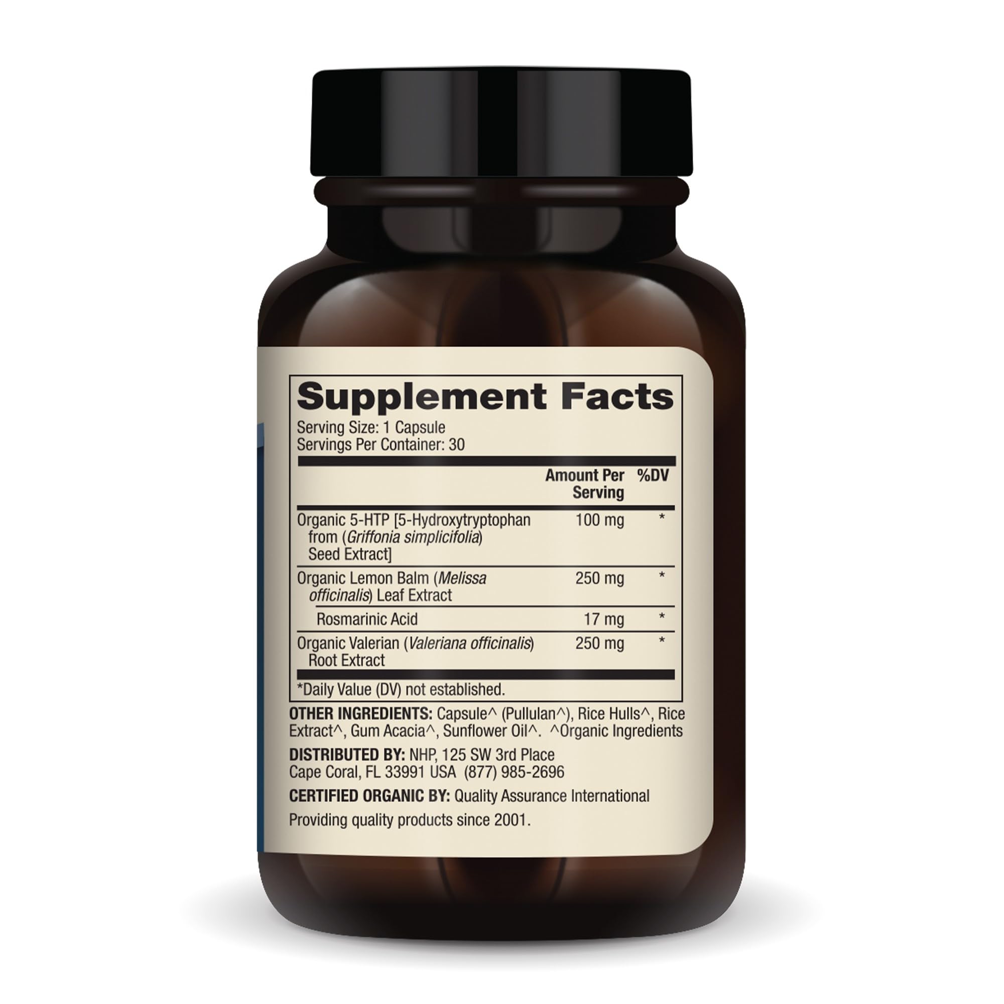 Foto 3 pulgar | Suplemento Dr. Mercola Organic 5-htp Con Raíz De Valeriana 30 Cápsulas - Venta Internacional.