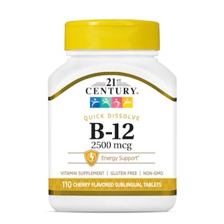 Foto 1 | Suplemento 21st Century B 12 Comprimidos Sublinguales De 2500 Mcg, 110 Unidades - Venta Internacional.