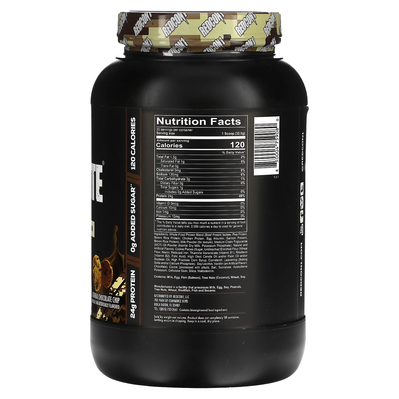 Foto 3 pulgar | Proteína En Polvo Redcon1 Mre Lite, Avena Con Chispas De Chocolate, 975 G - Venta Internacional.