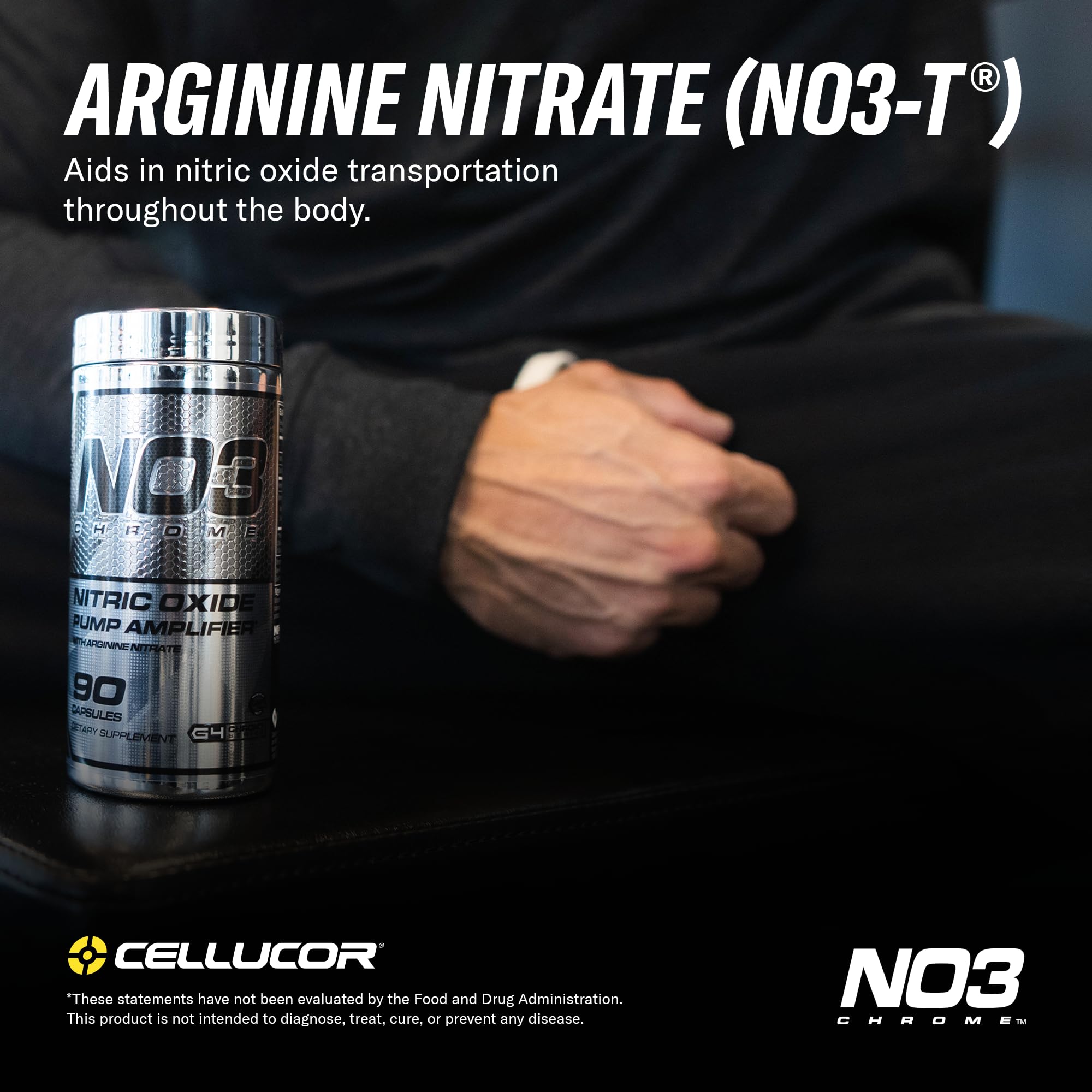 Foto 5 pulgar | Suplementos De Óxido Nítrico De Cromo Cellucor No3 90 Cápsulas - Venta Internacional.
