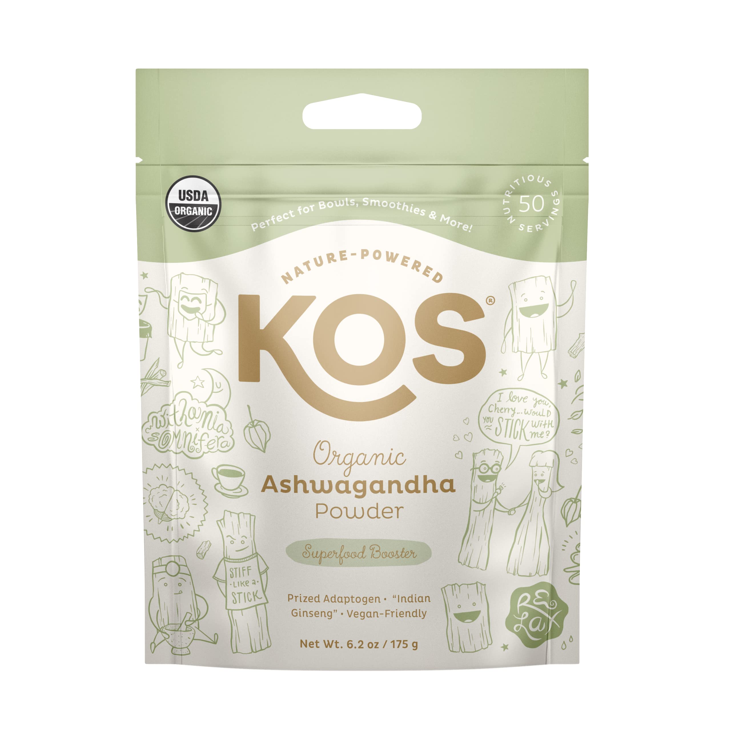 Foto 2 pulgar | Polvo De Ashwagandha Orgánico Kos Para Toyota Corolla 2014-2019 - Venta Internacional.