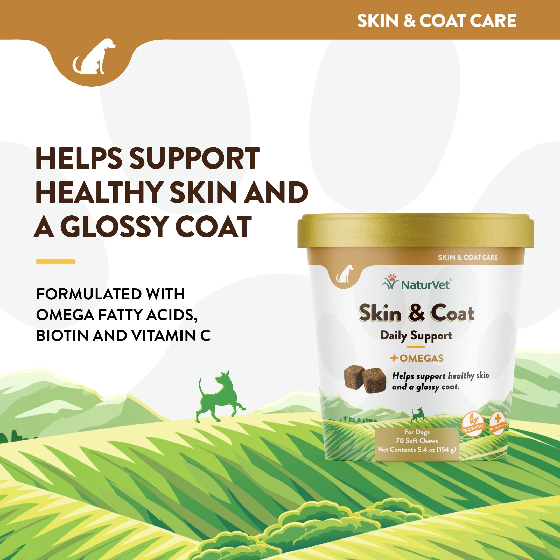 Foto 4 pulgar | Suplemento Naturvet Skin And Coat Plus Breath Aid Para Perros - Venta Internacional.