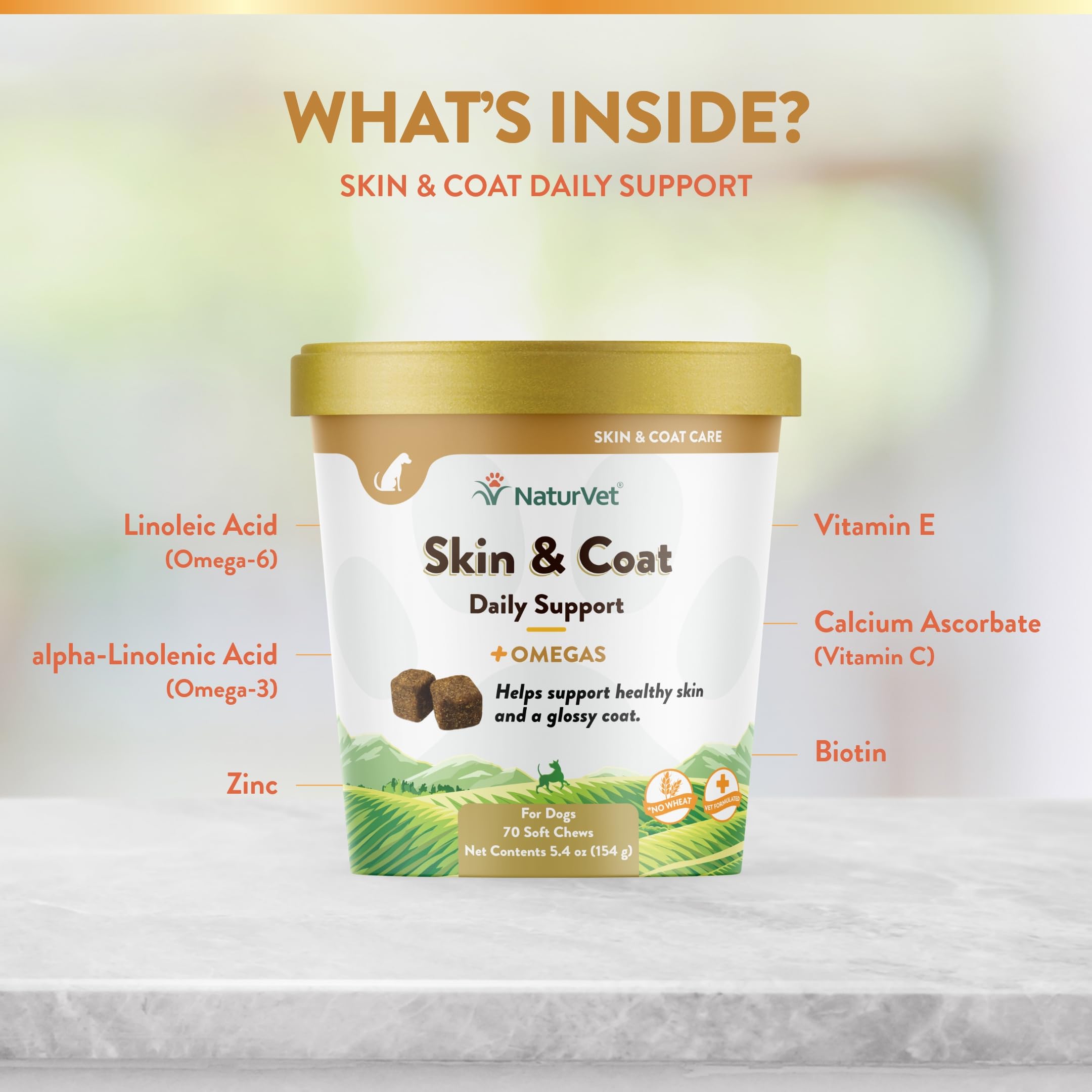 Foto 6 pulgar | Suplemento Naturvet Skin And Coat Plus Breath Aid Para Perros - Venta Internacional.
