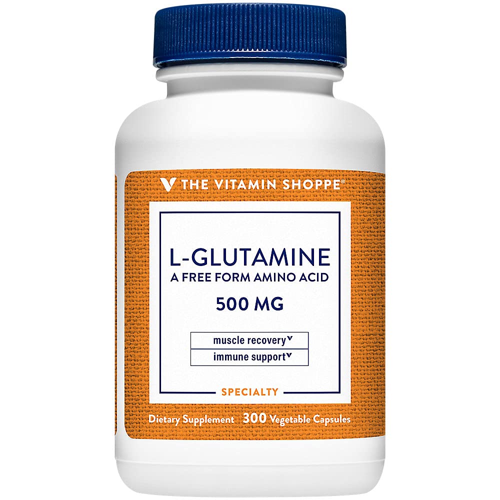 Foto 2 pulgar | Complementa The Vitamin Shoppe L-glutamina 500 Mg 300 Cápsulas - Venta Internacional.
