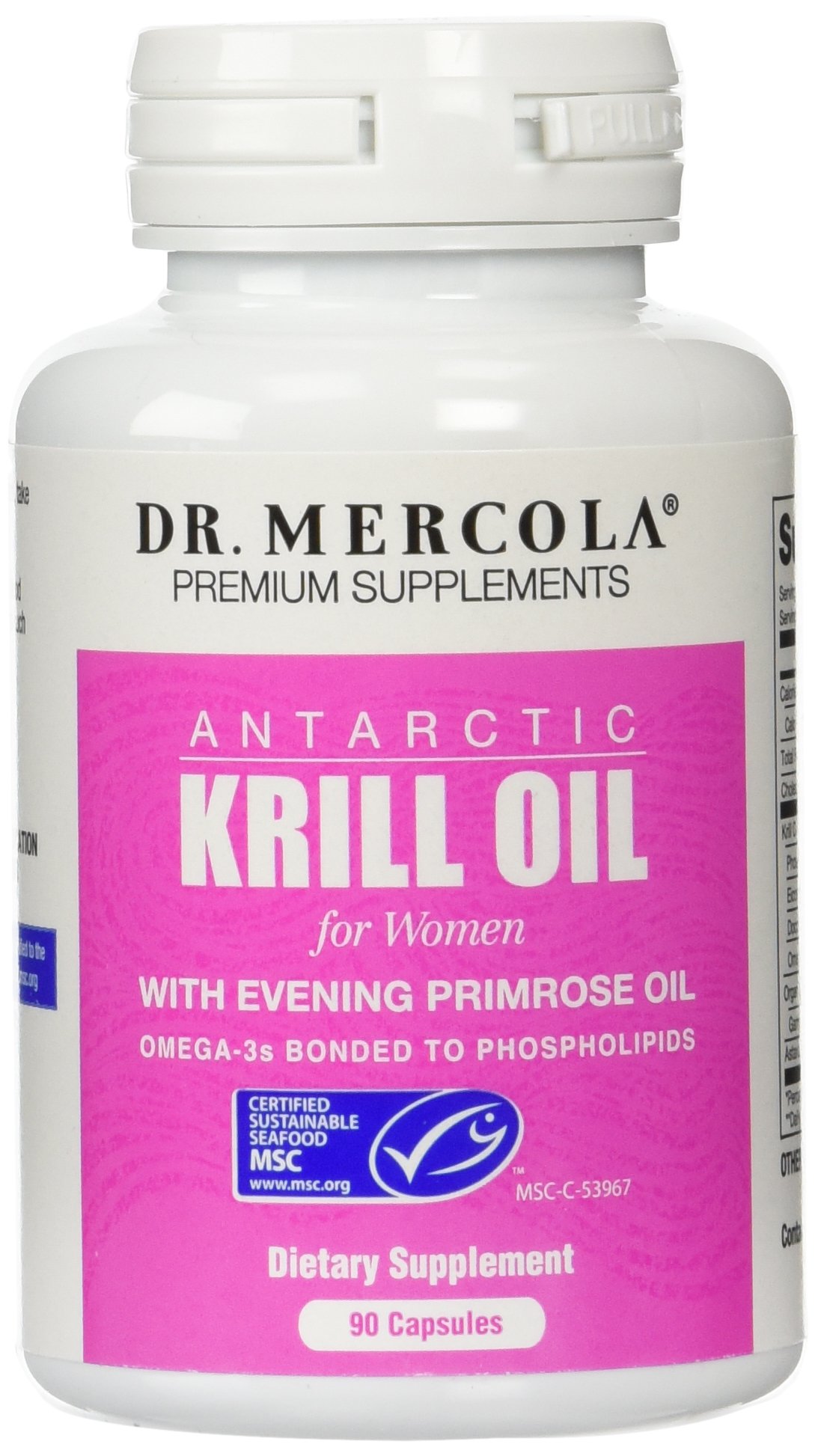Foto 2 pulgar | Suplemento Dr. Mercola De Aceite De Krill Antártico Para Mujer, 90 Cápsulas - Venta Internacional.