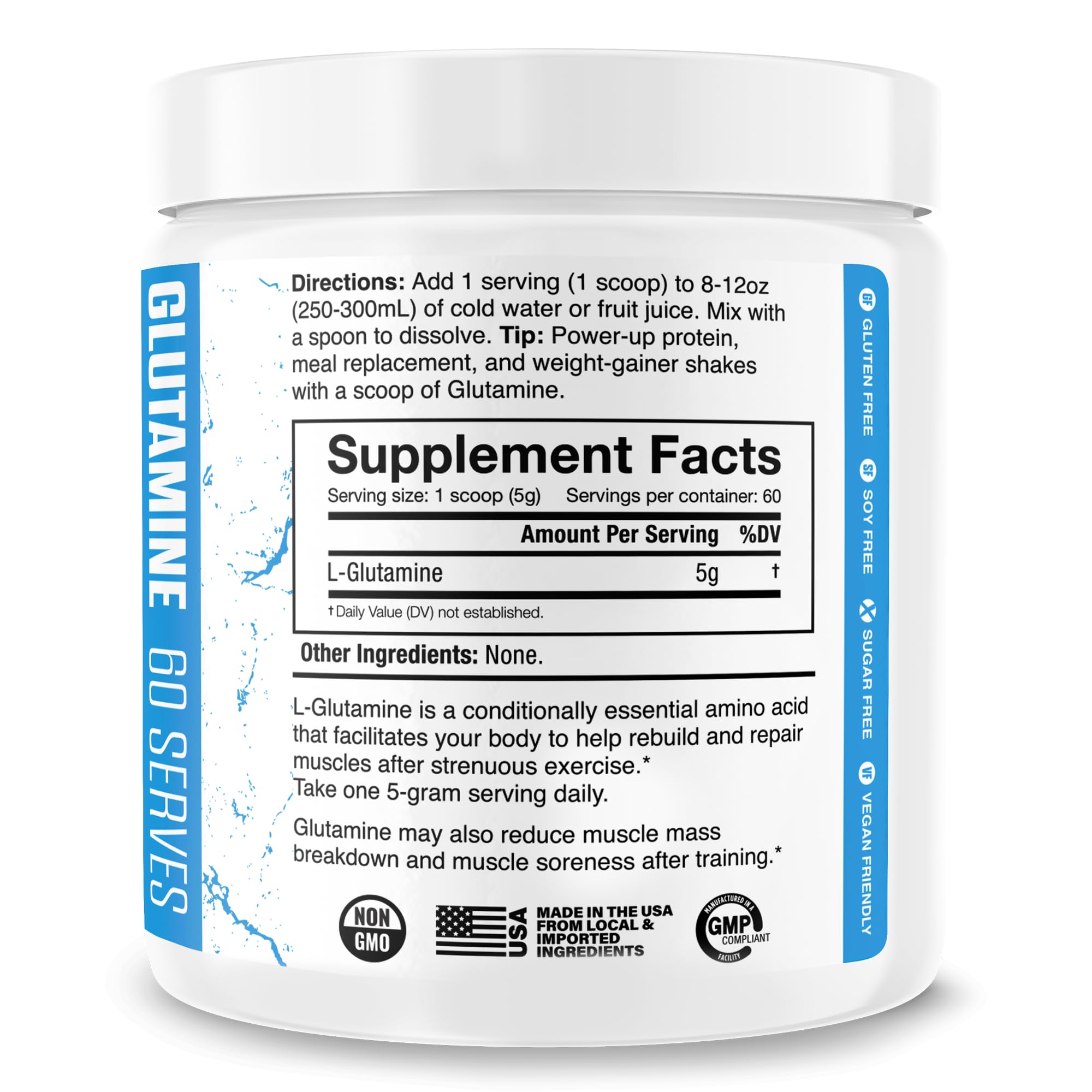 Foto 4 pulgar | Suplemento Jnx Sports ¡la Maldición! Glutamina, L-glutamina, 5 G - Venta Internacional.