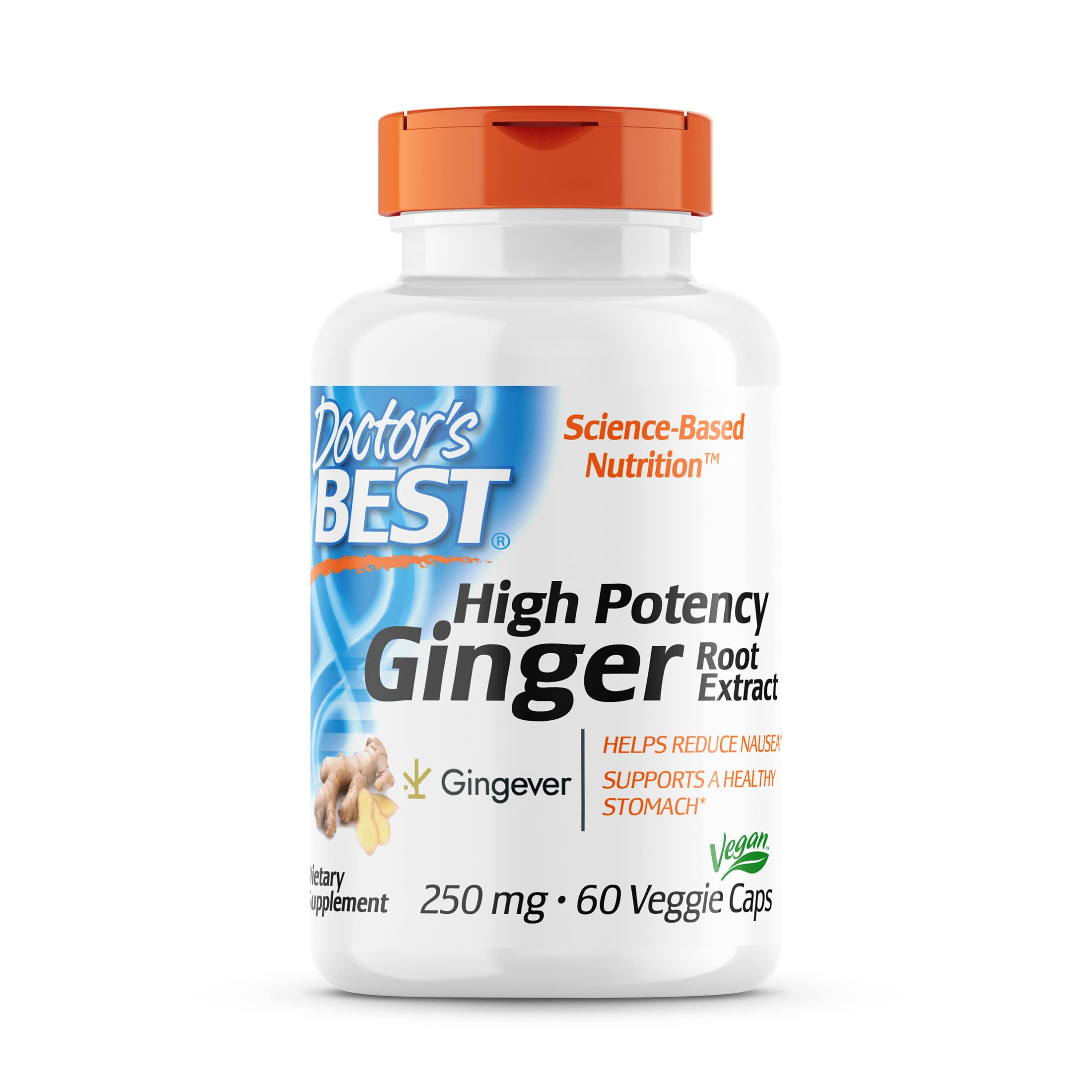 Foto 2 pulgar | Suplemento Doctor's Best De Jengibre De Alta Potencia 250 Mg 60 Vc - Venta Internacional.