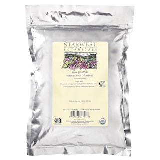 Foto 2 | Raíz De Cúrcuma Orgánica Starwest Botanicals 453,6 G (1 Libra) - Venta Internacional.