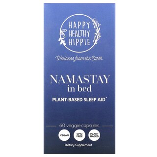 Foto 1 | Sleep Aid Happy Healthy Hippie Namastay En La Cama, 60 Cápsulas - Venta Internacional.