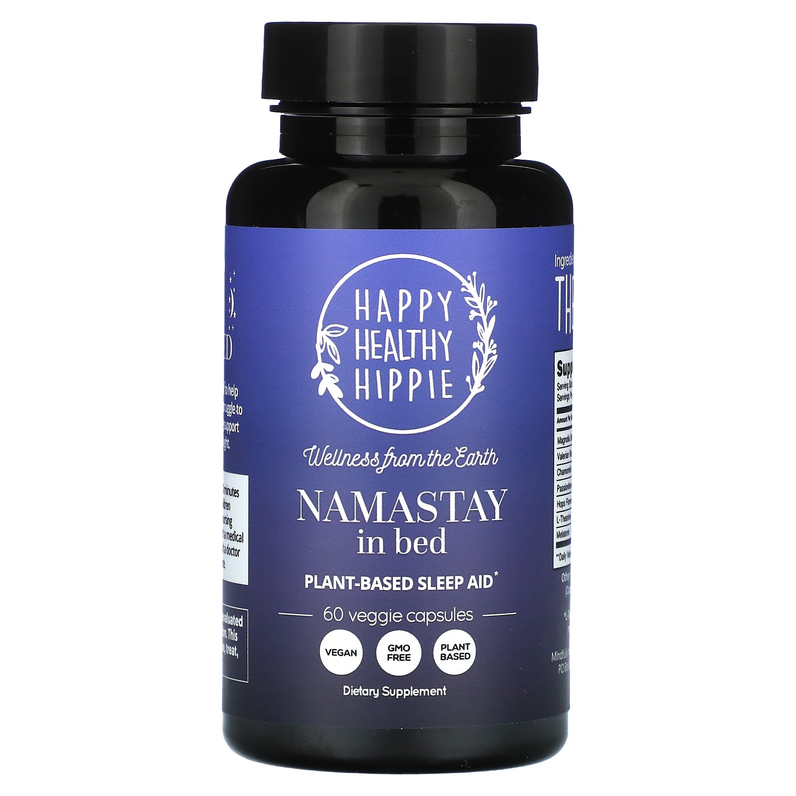Foto 4 pulgar | Sleep Aid Happy Healthy Hippie Namastay En La Cama, 60 Cápsulas - Venta Internacional.