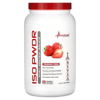 Foto 1 | Proteína De Suero Aislada Metabolic Nutrition Isopwdr 690g - Venta Internacional.