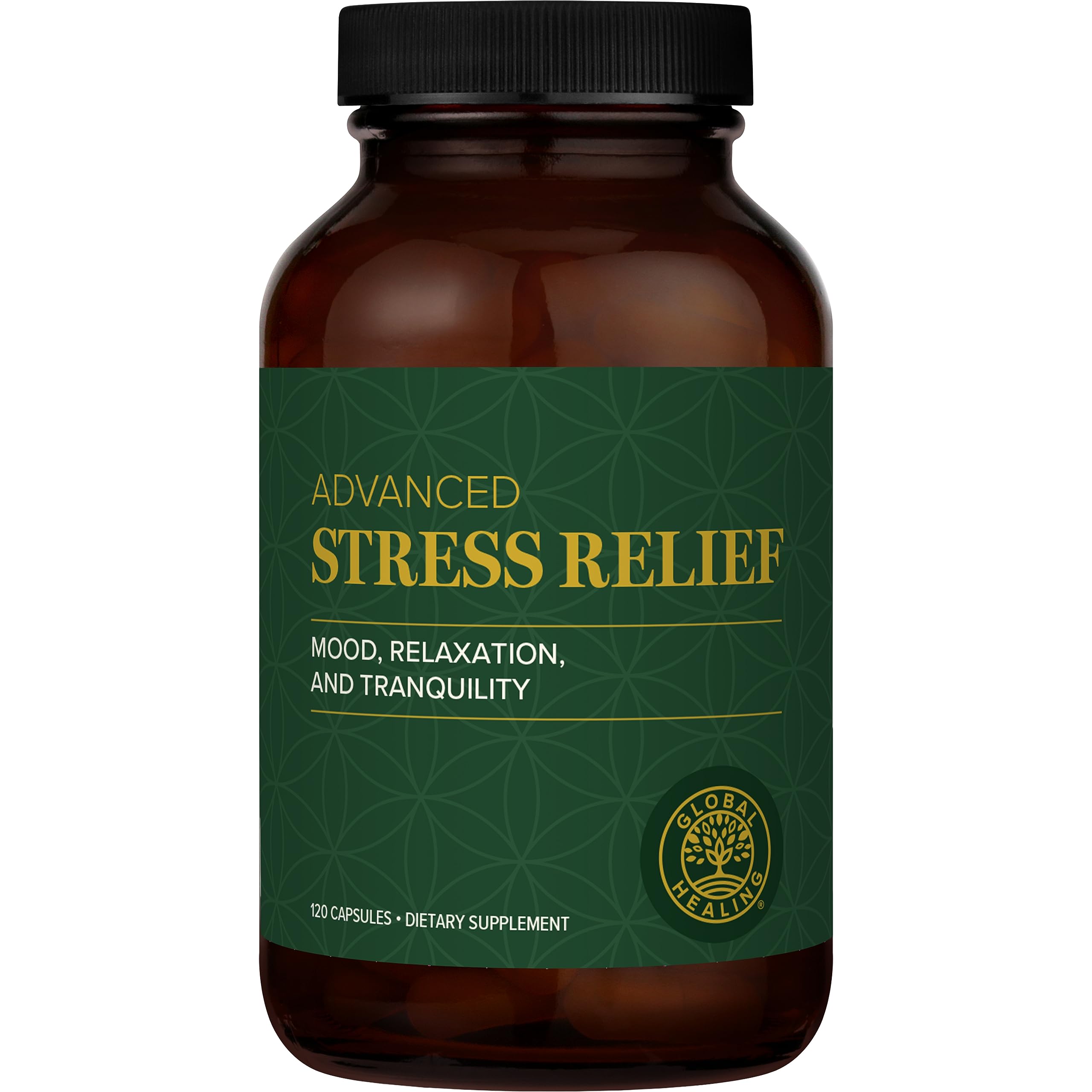 Foto 2 pulgar | Suplemento Global Healing Center Stress Relief Con Litio 120 Cápsulas - Venta Internacional.