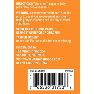 Foto 4 | Complement The Vitamin Shoppe Acetil-l-carnitina 500 Mg 120 Cápsulas - Venta Internacional.